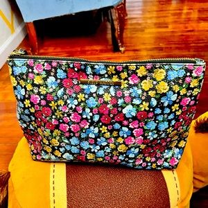 Steve madden floral cosmetic bag